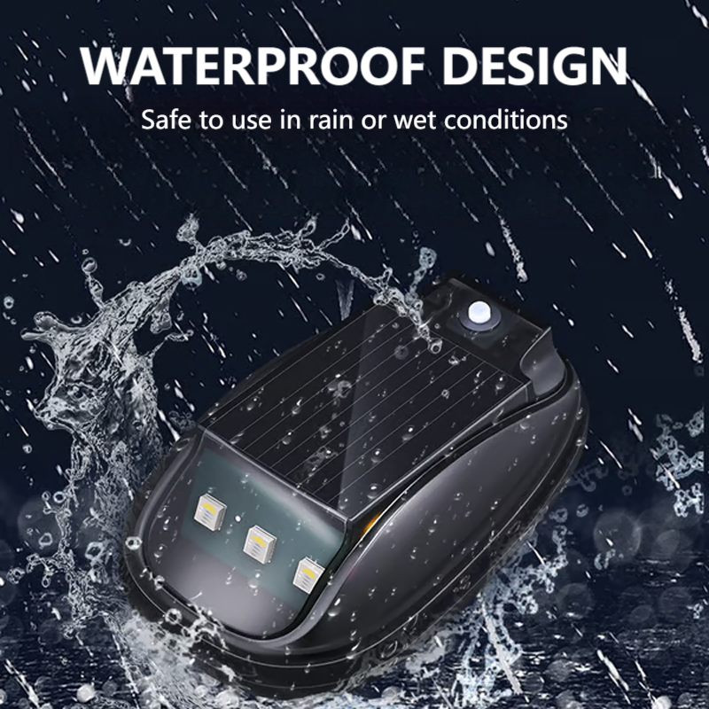 Luz solar impermeable para techo de coche con mando a distancia