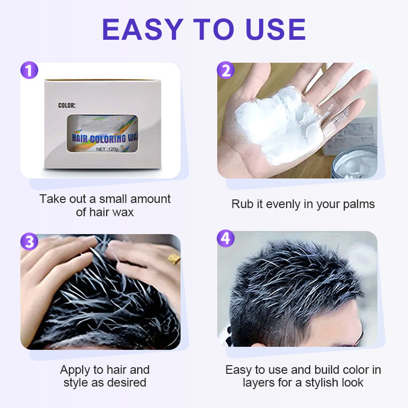 📢📢¡¡¡50 % de descuento!!!✨Cera temporal para teñir el cabello