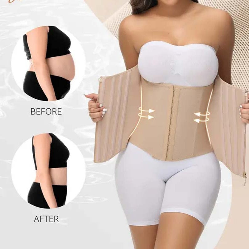 🔥 ¡50% DE DESCUENTO! ✨ Faja Reductora Ajustable para Mujer – Realza tus Curvas con Comodidad y Estilo 💃