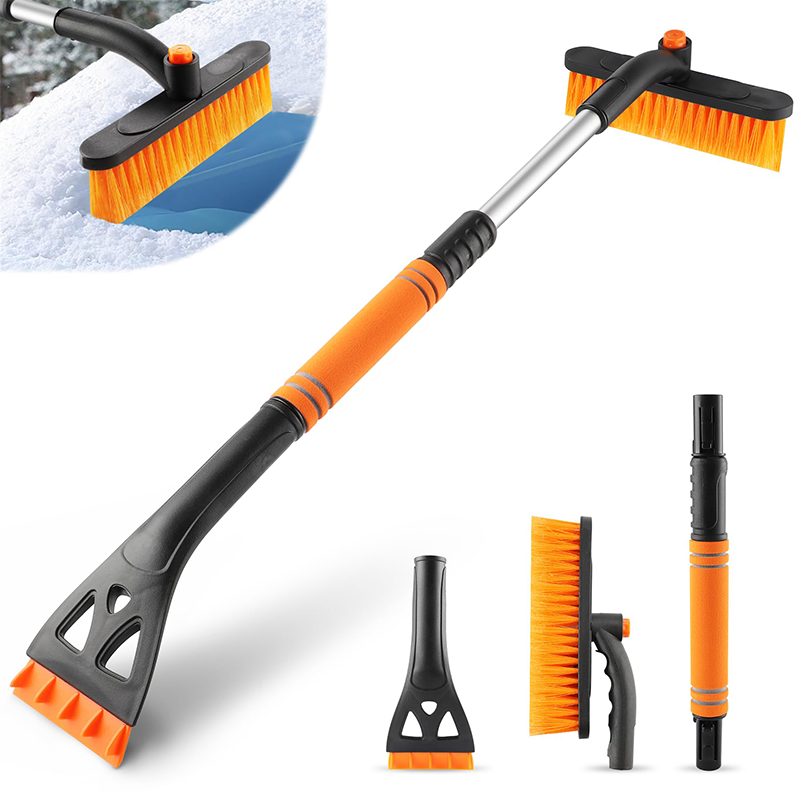 Cepillo y Raspador de Nieve 2 en 1 para Parabrisas de Auto