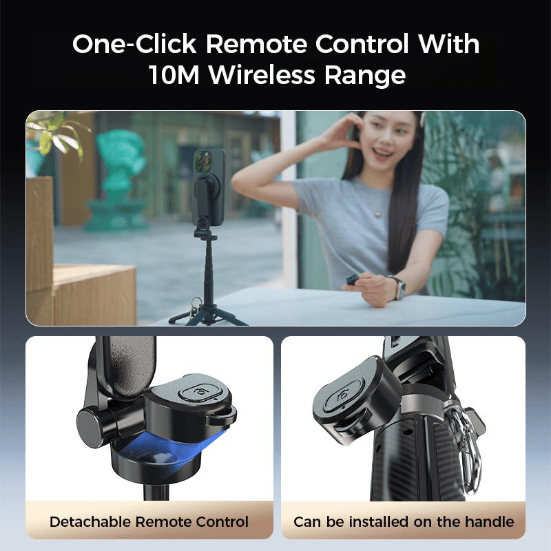 🔥 ¡50% DE DESCUENTO! 🔥 Palo de Selfie Magnético 4 en 1 Multifuncional 📸✨ Rotación 360°, Estable y Portátil – Ideal para Fotos, Videos y Vlogs 🎥🤳