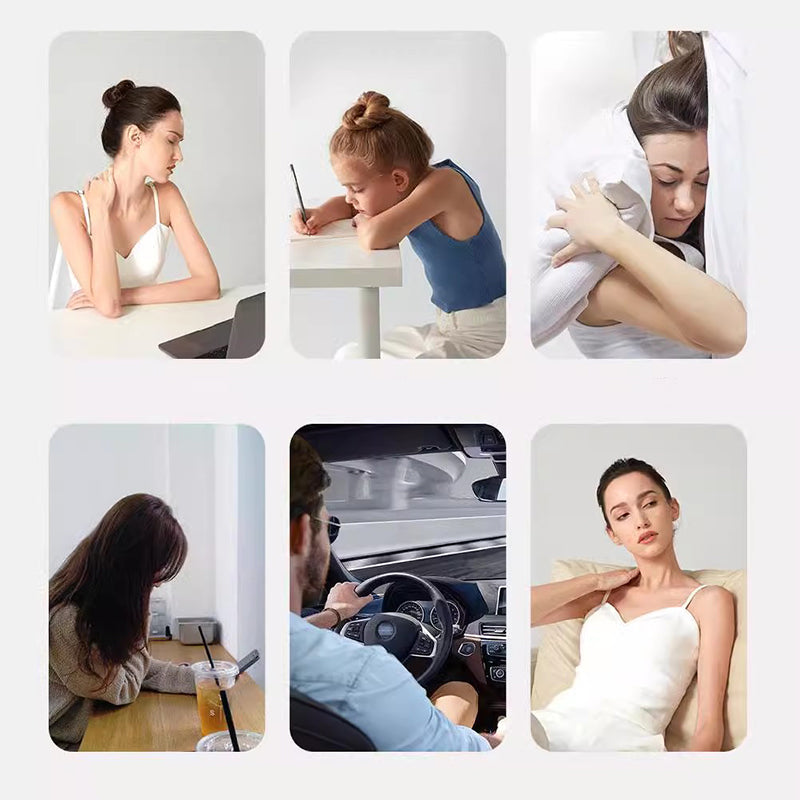 Soporte Cervical Universal de Espuma Suave – Tu Pilar de Confort Amable 🛌✨
