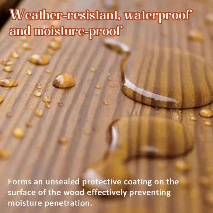 Aceite de cera para madera protector contra la corrosión para uso exterior (sellado y renovación)