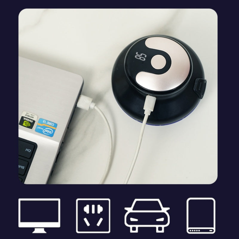 Cortapelo eléctrico circular con pantalla LED