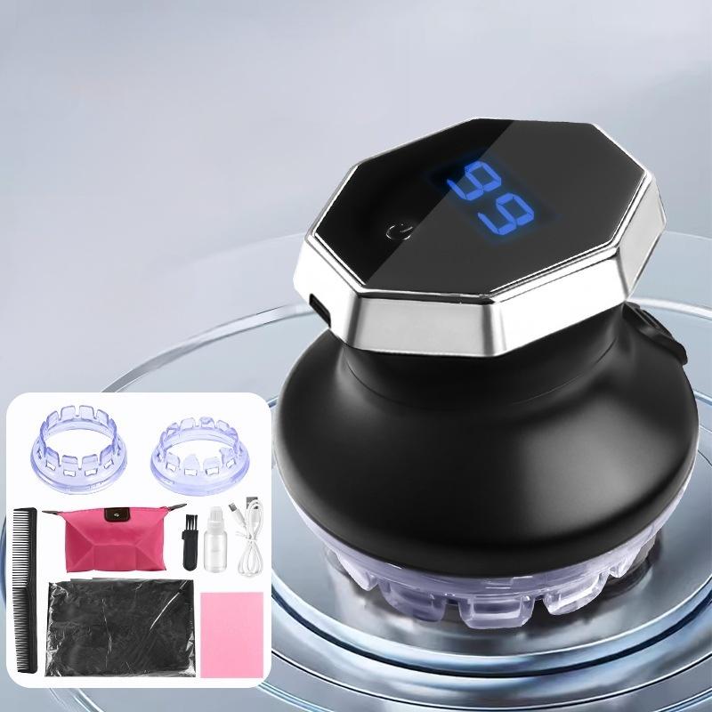 Cortapelo eléctrico circular con pantalla LED