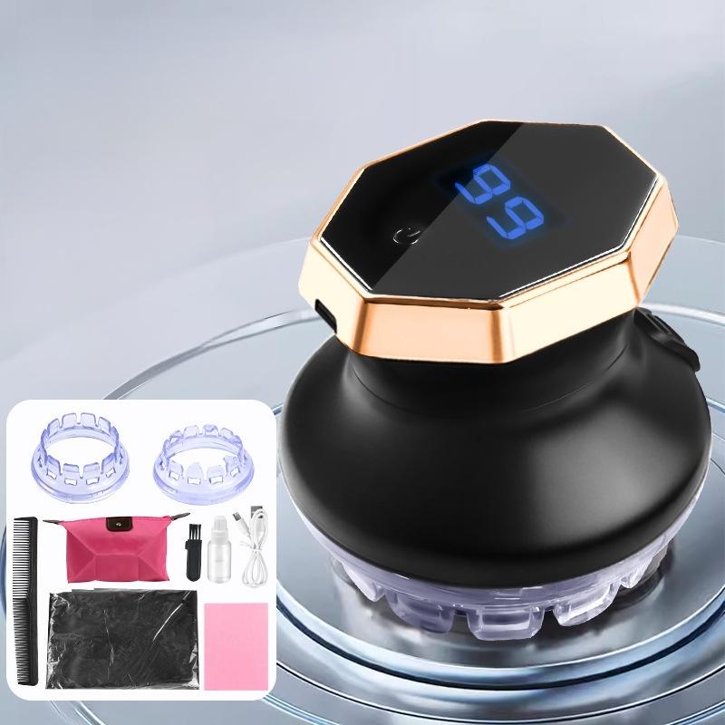 Cortapelo eléctrico circular con pantalla LED