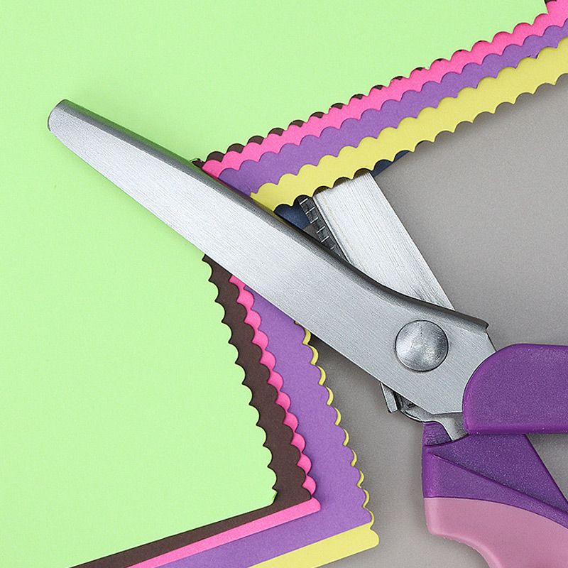 📢📢¡50 % de descuento!!🥳✨Tijeras zigzag multiusos, tijeras dentadas✂️🧵