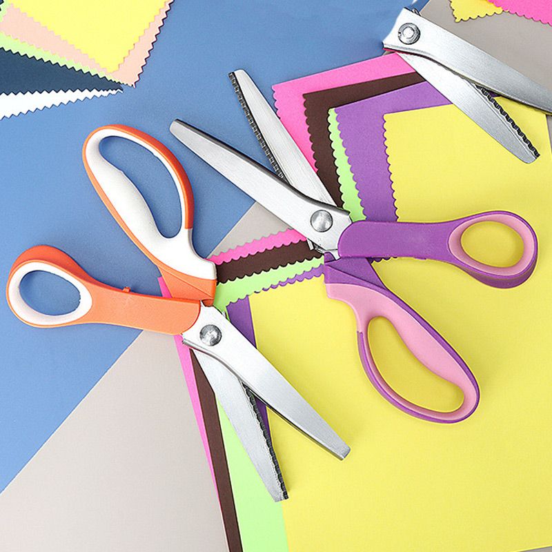 📢📢¡50 % de descuento!!🥳✨Tijeras zigzag multiusos, tijeras dentadas✂️🧵