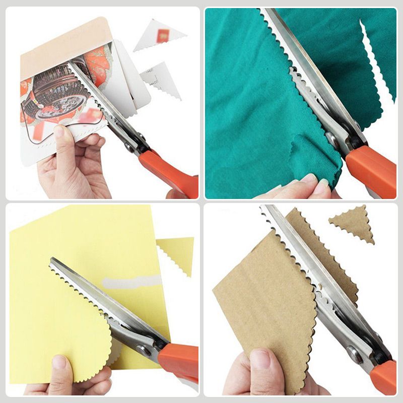 📢📢¡50 % de descuento!!🥳✨Tijeras zigzag multiusos, tijeras dentadas✂️🧵