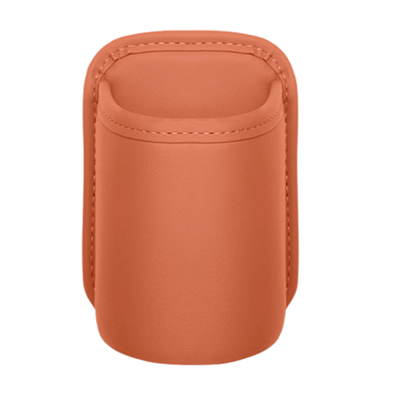 Portavasos universal de cuero para puerta de coche