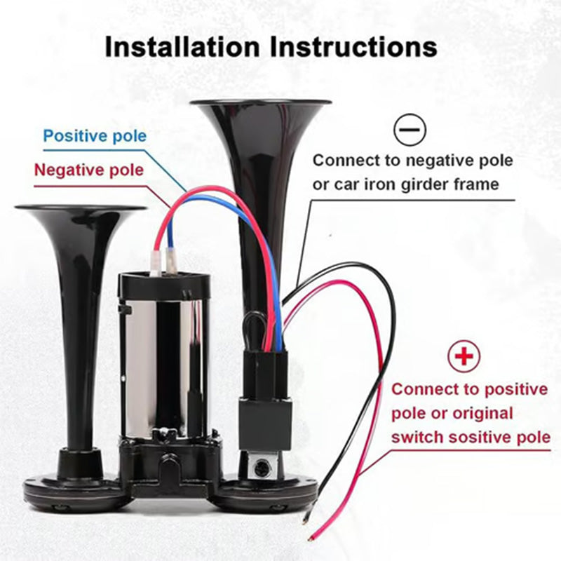 Bocina de aire comprimido para camiones