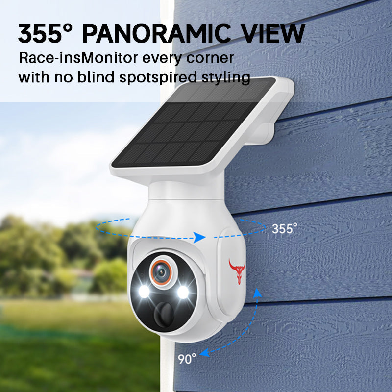 🔥【1° Más Vendido】🔥🤖 IA distingue persona/mascota+audio real! 🌐 355° panorámica+visión color solar+IA! solo 50 unidades⏳