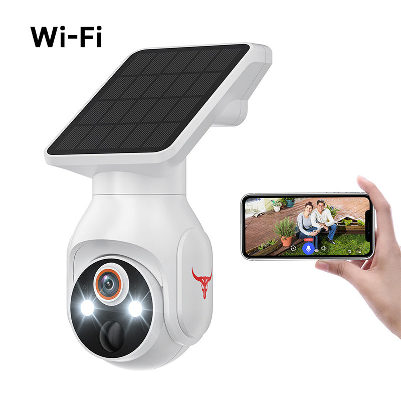 🔥【1° Más Vendido】🔥🤖 IA distingue persona/mascota+audio real! 🌐 355° panorámica+visión color solar+IA! solo 50 unidades⏳