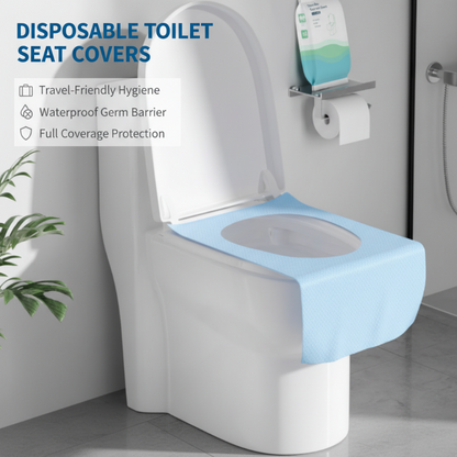 ⏳50% DESCUENTO POR TIEMPO LIMITADO⏰Paquete de fundas desechables impermeables para asiento de inodoro🚽✨