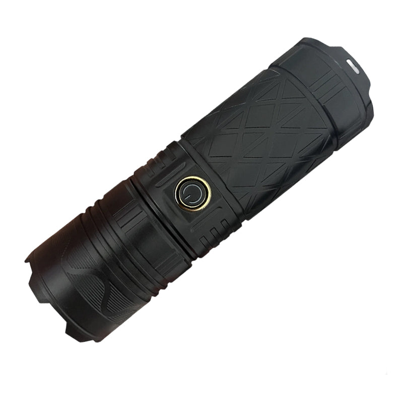 Linterna LED recargable P50 con zoom ajustabl