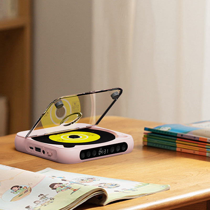 📢📢¡50% DE DESCUENTO!!!⏰ENVÍO GRATIS⏰Reproductor de CD Bluetooth Portátil