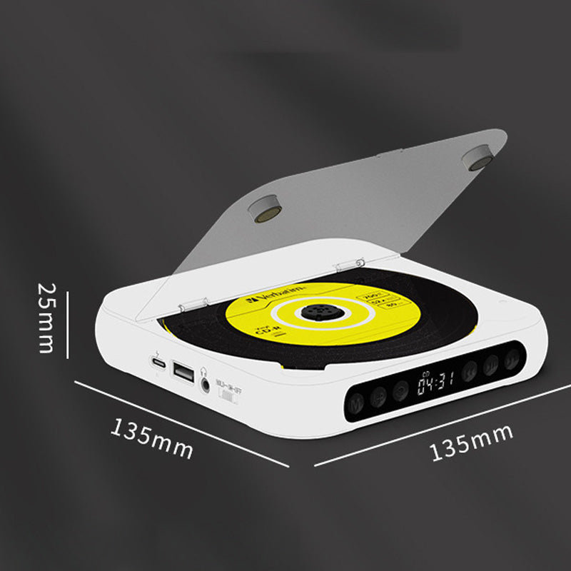 📢📢¡50% DE DESCUENTO!!!⏰ENVÍO GRATIS⏰Reproductor de CD Bluetooth Portátil