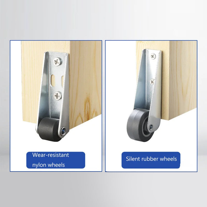 Ruedas giratorias suaves y silenciosas – ¡Movilidad de precisión! Deslízate sin esfuerzo, sin escuchar nada. ✨