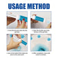 Sello de gel para inodoro 42 flores – Pack de 3 | 6 aromas frescos | Limpiador desodorizante de larga duración para el baño