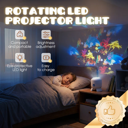 🥳Gran venta 2026💞⚡ Proyector de luz LED giratorio dinámico🌙✨Perfecto para el dormitorio o la sala de estar.