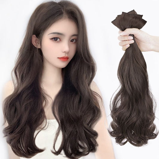 ✨50% DESCUENTO✨ Extensiones de pelo voluminoso instantáneo | Solución para cabello fino, escaso y plano, consigue un rostro más pequeño al instante