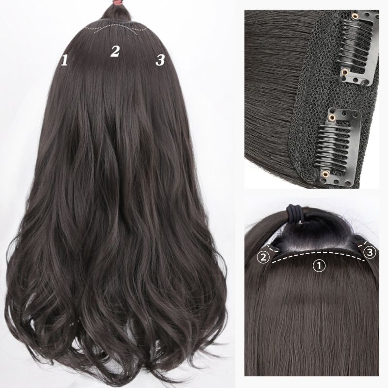✨50% DESCUENTO✨ Extensiones de pelo voluminoso instantáneo | Solución para cabello fino, escaso y plano, consigue un rostro más pequeño al instante