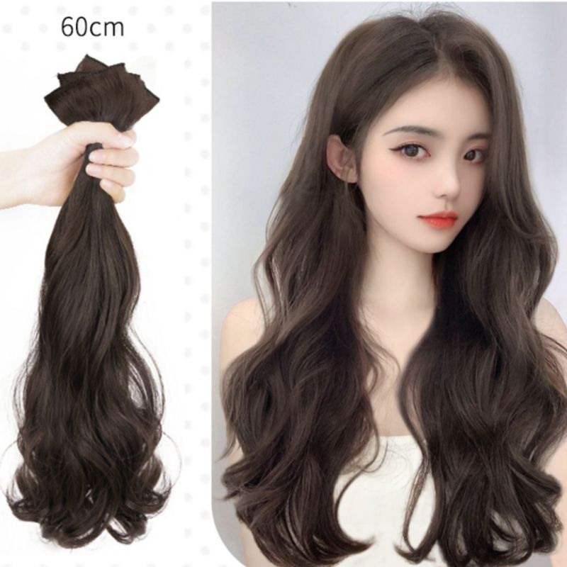 ✨50% DESCUENTO✨ Extensiones de pelo voluminoso instantáneo | Solución para cabello fino, escaso y plano, consigue un rostro más pequeño al instante