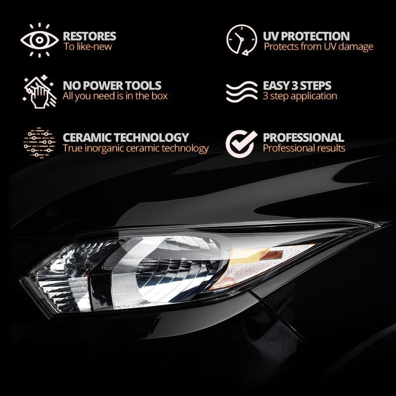 Kit Restaurador Profesional de Faros para Auto