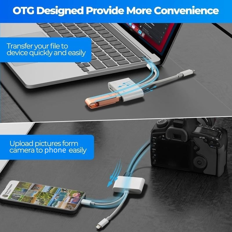 Lector de tarjetas de memoria USB-C 3 en 1