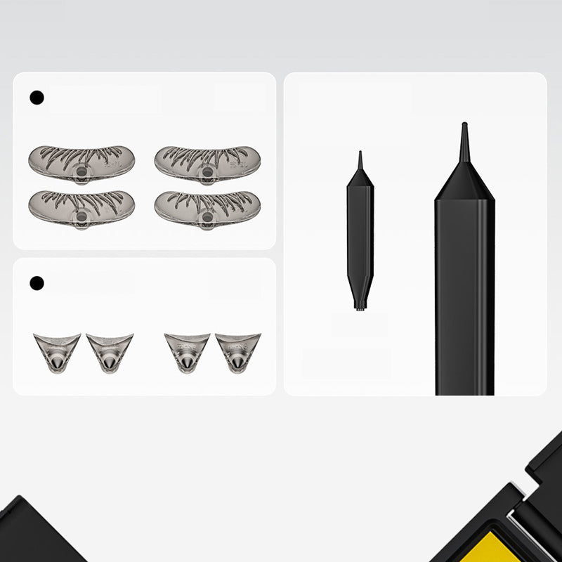 Kit delineador de ojos y sello para pestañas inferiores 3 en 1