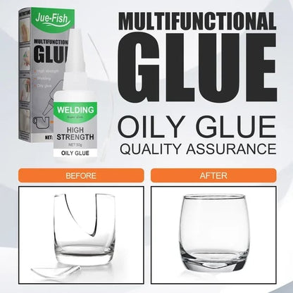 ⏰ ¡Oferta Limitada 50% OFF! ⚡ Pegamento Aceitoso de Alta Resistencia – Fuerte, Duradero y Perfecto para Reparaciones Rápidas 🔧✨🏠