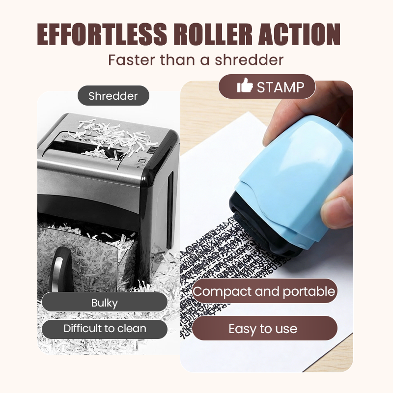 🤫📦 ¡50% DE DESCUENTO! Olvídate de romper tus documentos a mano. Nuestro rodillo protector de privacidad de 17 mm borra toda tu información confidencial en un instante; es recargable, compacto y mucho más rápido que cualquier destructora de papel.