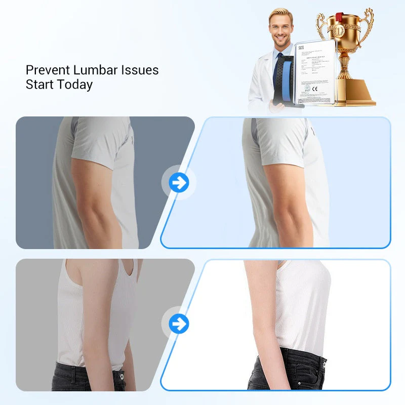 🔥Oferta por Tiempo Limitado🧘‍♂️Estirador Lumbar Magnético – Masaje por Acupresión, Diseño Portátil y Alivia el Dolor de Espalda ✨