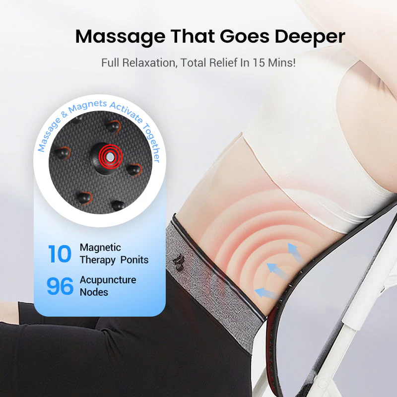 🔥Oferta por Tiempo Limitado🧘‍♂️Estirador Lumbar Magnético – Masaje por Acupresión, Diseño Portátil y Alivia el Dolor de Espalda ✨