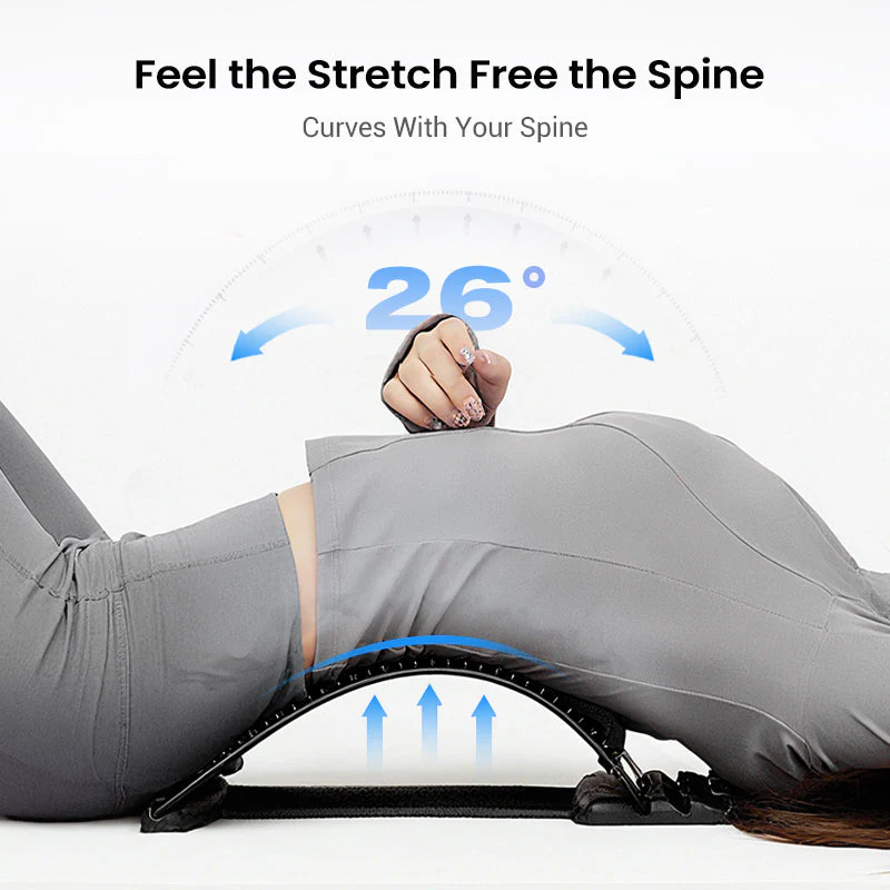 🔥Oferta por Tiempo Limitado🧘‍♂️Estirador Lumbar Magnético – Masaje por Acupresión, Diseño Portátil y Alivia el Dolor de Espalda ✨