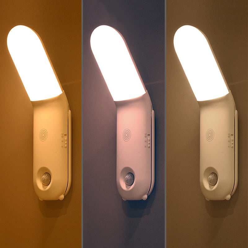 Luz nocturna LED magnética ajustable de 3 colores