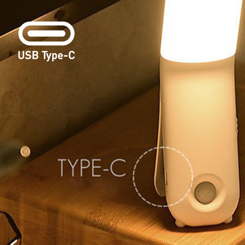 Luz nocturna LED magnética ajustable de 3 colores