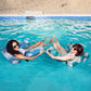 🏖️💺 Silla flotante inflable – Cómoda, estable, ideal para relajarte en el agua 🏊🌊