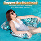 🏖️💺 Silla flotante inflable – Cómoda, estable, ideal para relajarte en el agua 🏊🌊