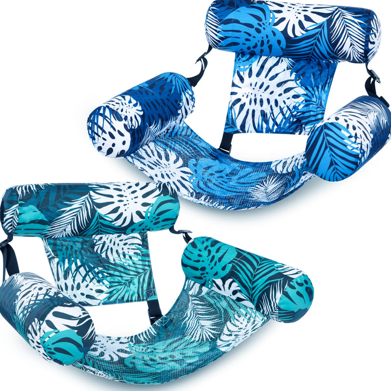 🏖️💺 Silla flotante inflable – Cómoda, estable, ideal para relajarte en el agua 🏊🌊