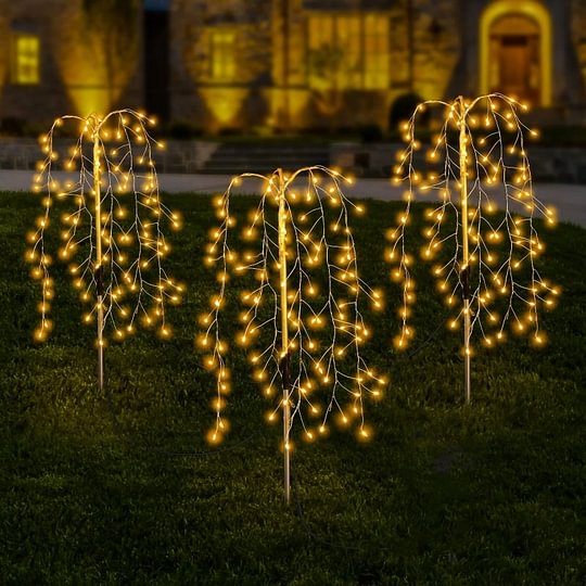 💐¡50% de descuento! Luces solares de jardín – Resplandor cálido y acogedor para patio ✨🏠 【Oferta limitada】