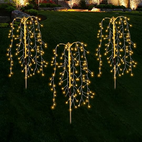 💐¡50% de descuento! Luces solares de jardín – Resplandor cálido y acogedor para patio ✨🏠 【Oferta limitada】