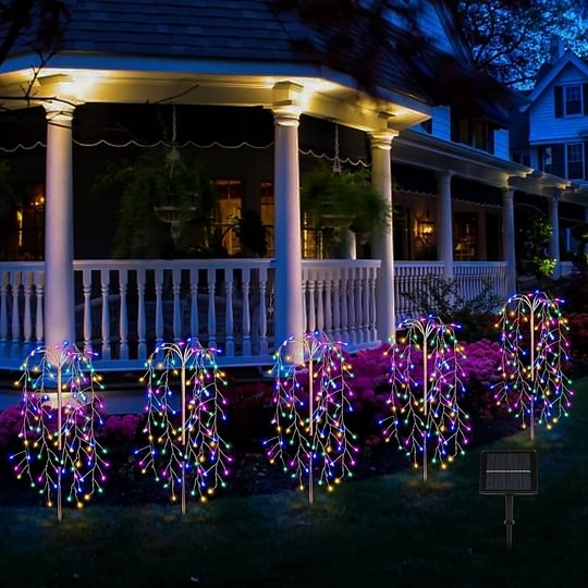 💐¡50% de descuento! Luces solares de jardín – Resplandor cálido y acogedor para patio ✨🏠 【Oferta limitada】