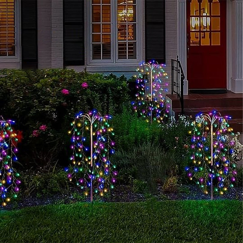 💐¡50% de descuento! Luces solares de jardín – Resplandor cálido y acogedor para patio ✨🏠 【Oferta limitada】