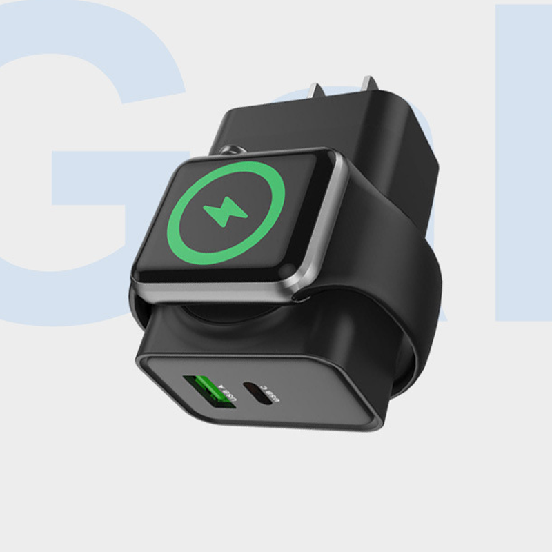 Cargador de pared inalámbrico 3 en 1 para reloj