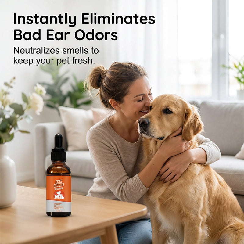 🔥Gran Oferta 2026 ¡50% DE DESCUENTO! ✨🐶🐱Gotas auriculares naturales para perros y gatos, alivia la picazón y elimina la acumulación de cerumen
