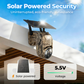 Cámara de Seguridad Solar WiFi con Movimiento 355° para Exterior