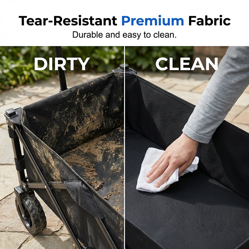 🛒🔥 ¡OFERTA 50% OFF! Carrito Plegable Todoterreno de Gran Capacidad – Resistente, Compacto y Perfecto para Camping, Jardín y Compras 🌿🏕️