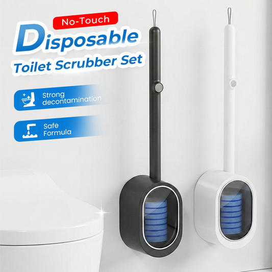 🚽 Kit de Limpieza para Inodoro con Cepillo Desechable Sin Contacto 💦