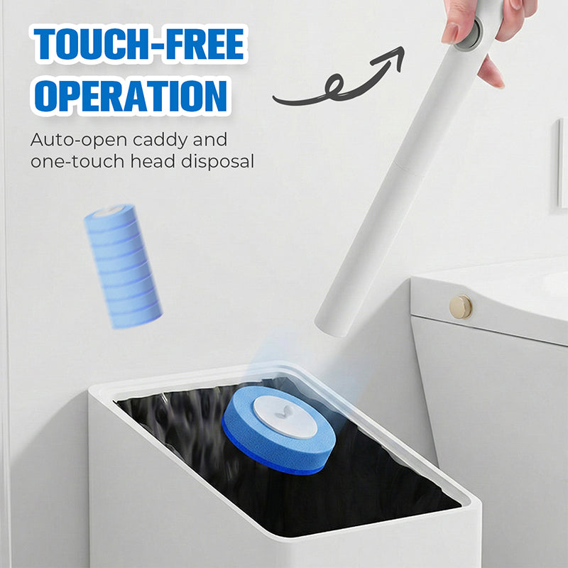 🚽 Kit de Limpieza para Inodoro con Cepillo Desechable Sin Contacto 💦